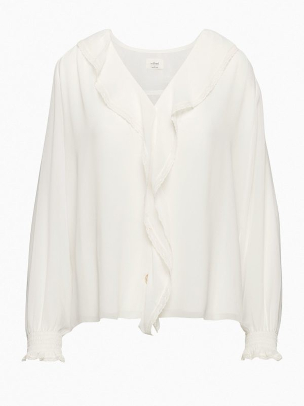 NWOT Aritzia Wilfred Eden Blouse - Light Birch Size M